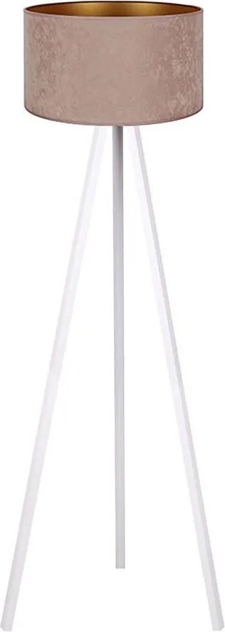 Brilagi - Stojacia lampa VELVET 1xE27/60W/230V biela/béžová