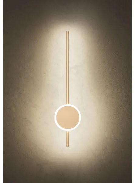 Redo 01-2700 - LED Nástenné svietidlo DIAZ LED/18W/230V CRI 90 zlatá