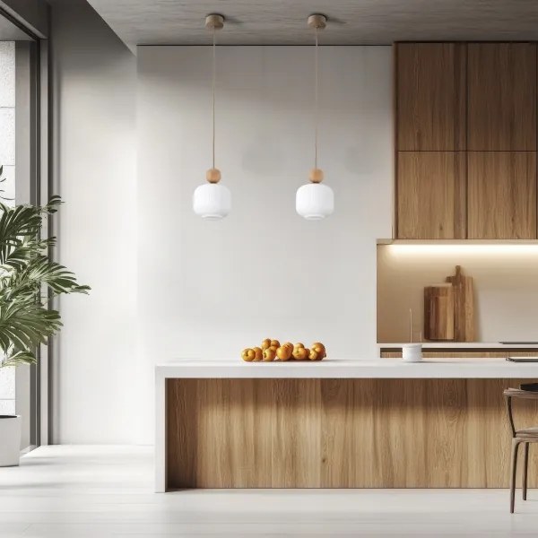 Luster na lanku BALLO 1xE14/10W/230V béžový