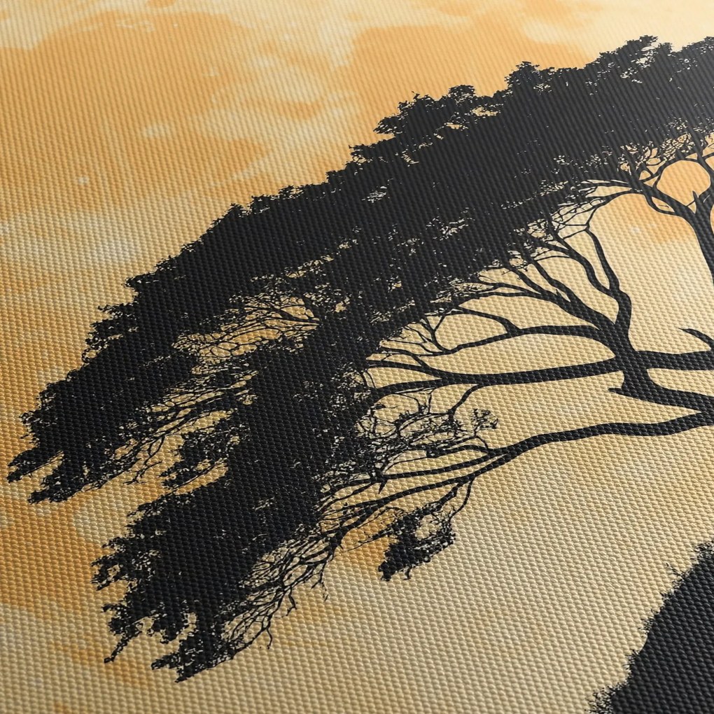 Obraz – Strom v zlatom splne II. (70x50 cm)