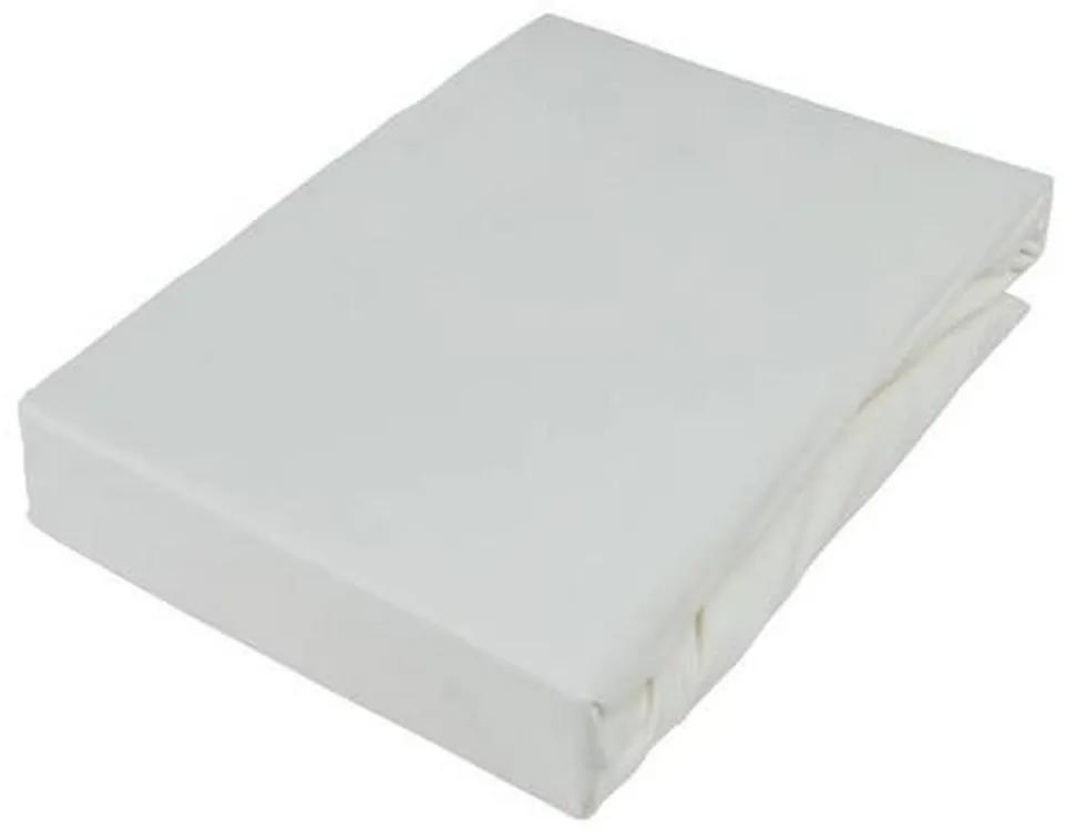 XXXLutz NAPÍNACIA PLACHTA NA BOXSPRIN, džersej, biela, 90/220 cm Novel - Obliečky & plachty - 004550010201