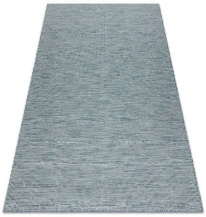 Koberec SISAL PATIO 3069 Marocká mriežka ploché tkanie - akva modrá Veľkosť: 155x220 cm