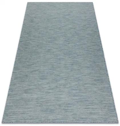 Koberec SISAL PATIO 3069 Marocká mriežka ploché tkanie - akva modrá Veľkosť: 194x290 cm