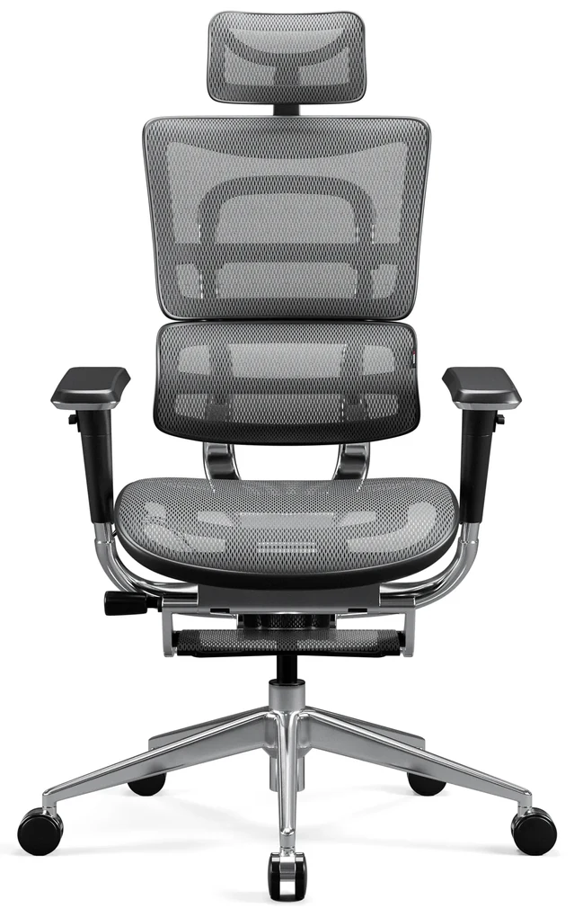 Kancelárska ergonomická stolička Diablo V-Master, čierno-šedá