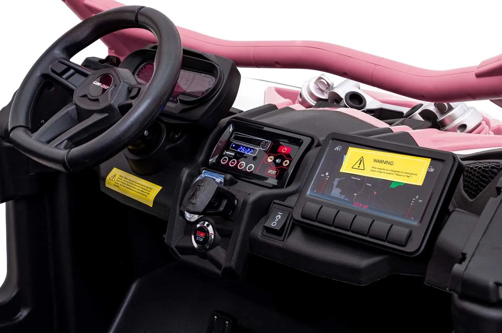Ramiz Detské elektrické auto Buggy Maverick Turbo RR Ružové