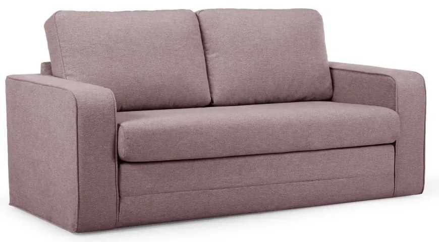 Svetloružová rozkladacia pohovka 160 cm Come – Bobochic Paris