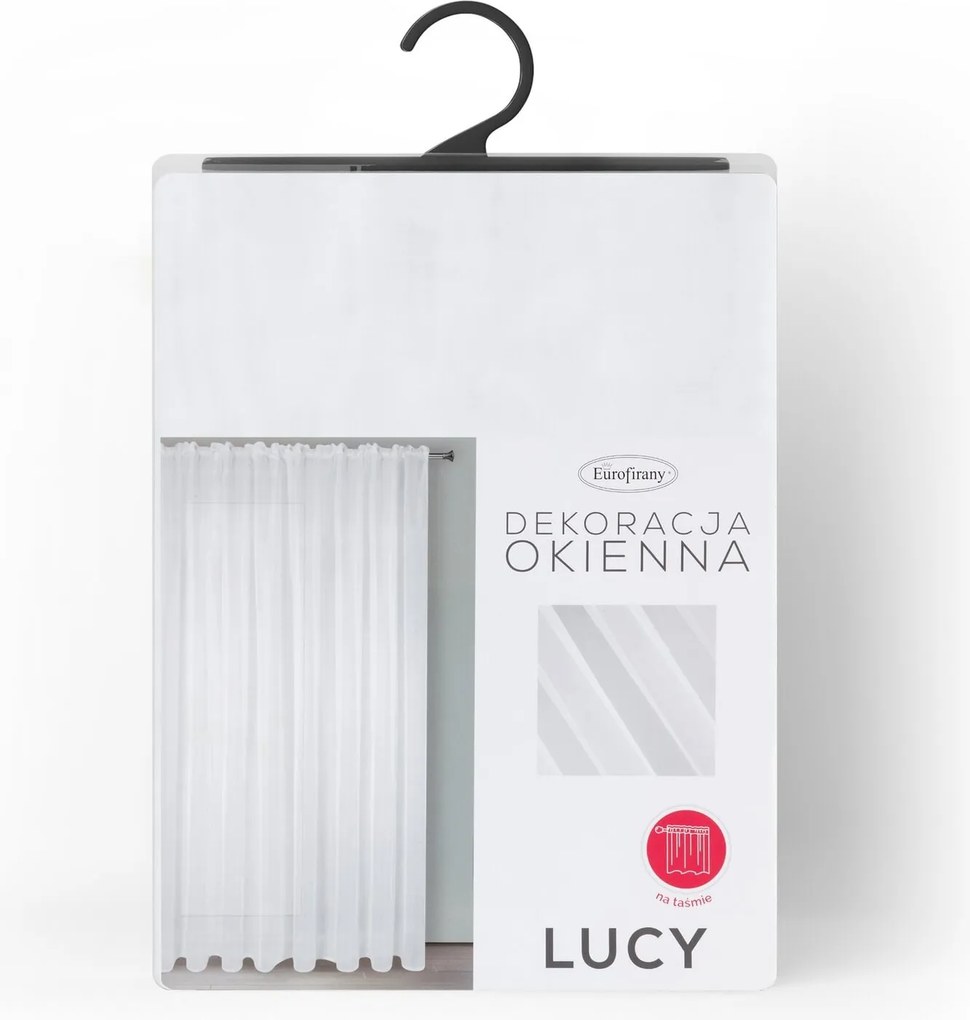 ZÁCLONA NA PÁSKE LUCY 300 CM X 250 CM BIELA