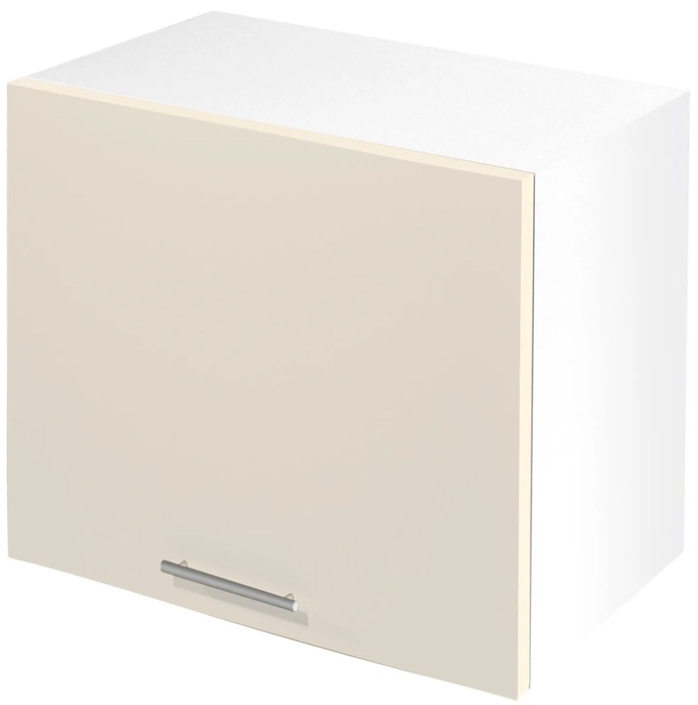 Závesná kuchynská skrinka VITO - 60x58x30 cm - béžová lesklá