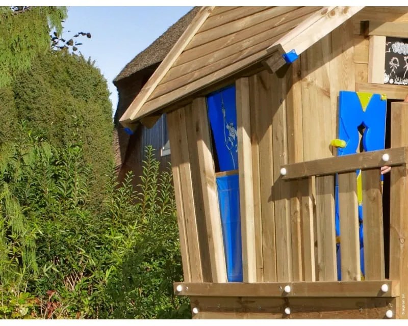 Ihrisko Jungle Crazy Playhouse so šmykľavkou a modulom 2-Swing Frame