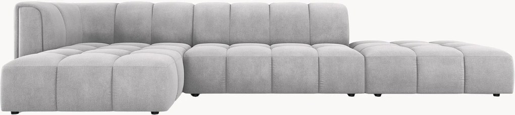 Modulárna ženilková rohová pohovka Moritz (5-miestna)