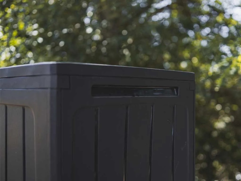 Záhradný box BOARDEBOX 190 l - antracit 78 cm PRMBBL190-S433