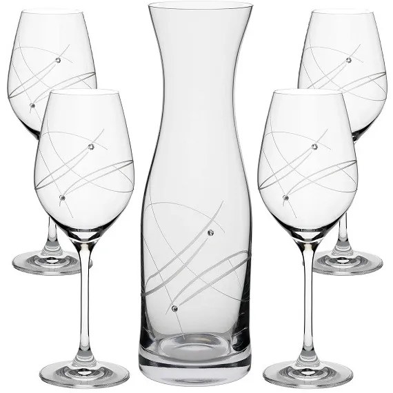 Celebration crystals CRYSTALS MODERN set na víno (1 + 4)
