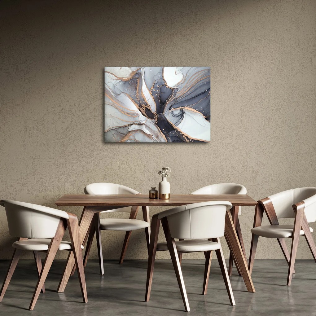 Obraz - Šedý mramor (70x50 cm)