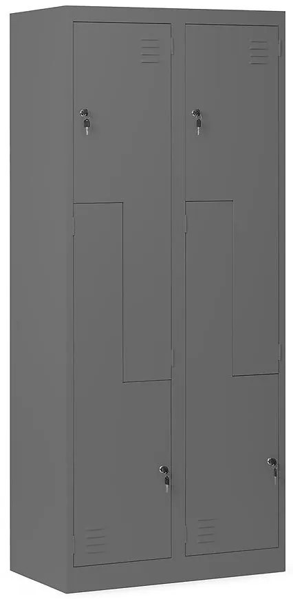 Skriňa Julia kovová antracit