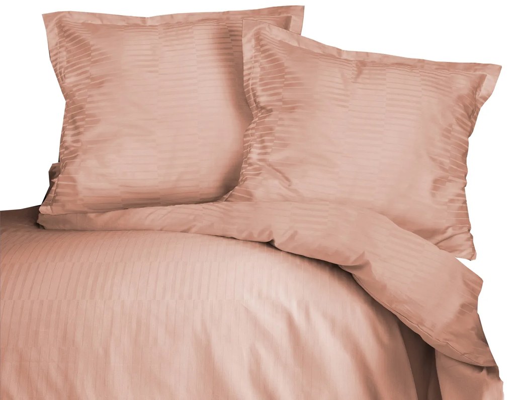 SATÉNOVÉ OBLIEČKY LUXURY PREMIUM RYTHM 160X200 CM, 2KS 70X80 CM PÚDROVÉ