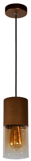Lucide 74410/01/62 - Luster na lanku ZINO 1xE27/60W/230V hnedá