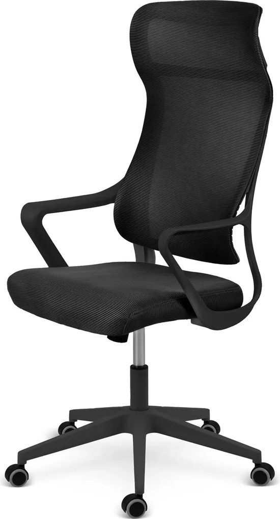 Kancelárska stolička z mikrosieťoviny Sofotel Labi - čierna