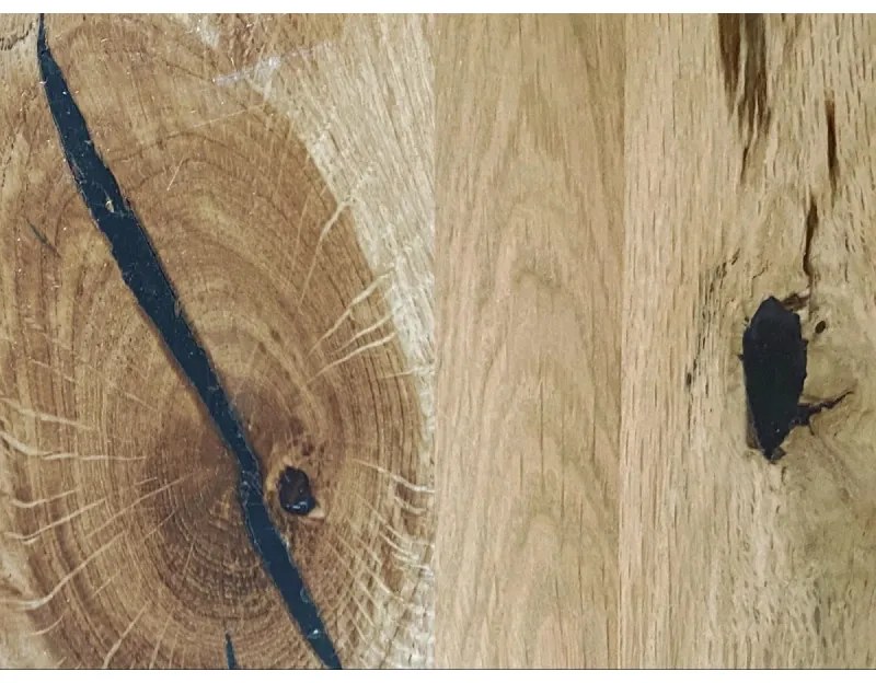 furniture-nabytek.cz - Masívne kúpeľňové zrkadlo Sydney z divokého duba, olejované, hnedé – 105×60 cm