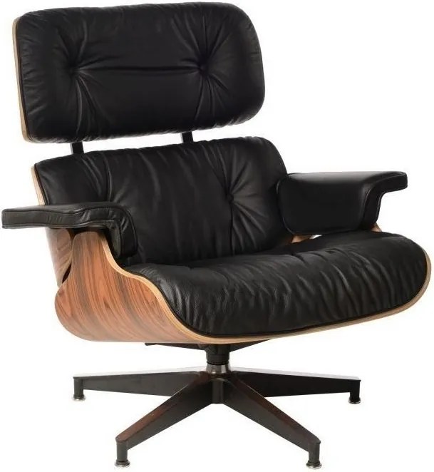 Designové křeslo Lounge chair, černá, palisandr 42276 CULTY