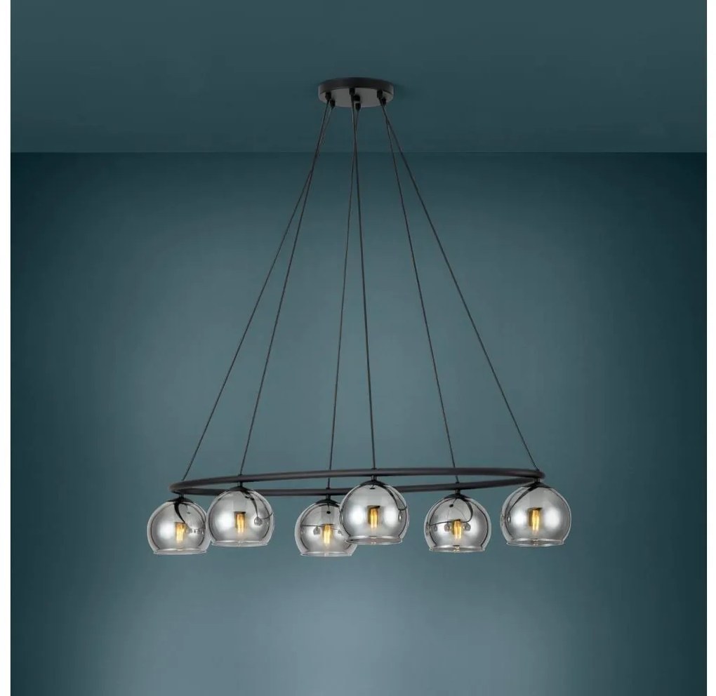 Eglo 39578 - Luster na lanku DAGUELLA 6xE14/25W/230V