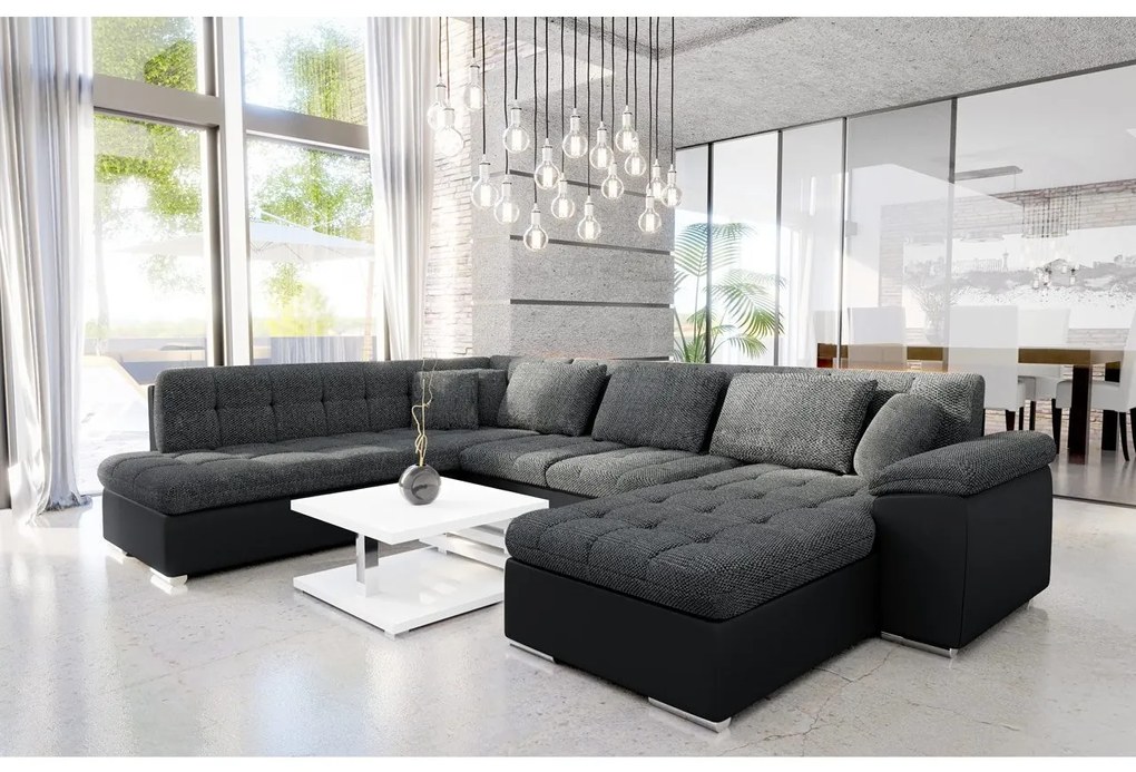 Rohová sedačka Tony s funkciou spania, Dostupné poťahy: Wave 05, Strana: Ľavá - U