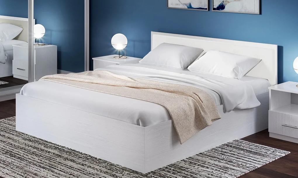 VENA posteľ 160x200, biele drevo