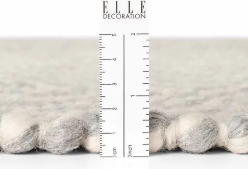 Koberec Elle Decoration Lyon Beans naturálny / krémový / sivý kruh