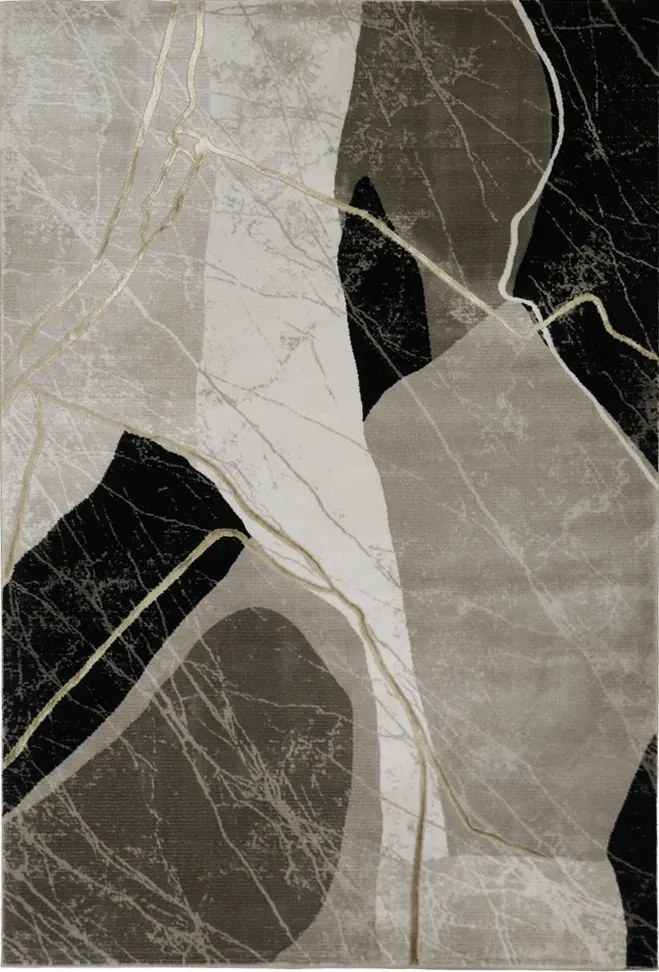 Koberec Gloria 3671 GOLD – béžovo-hnedý obdĺžnikový koberec Rozmer: 180x260 cm