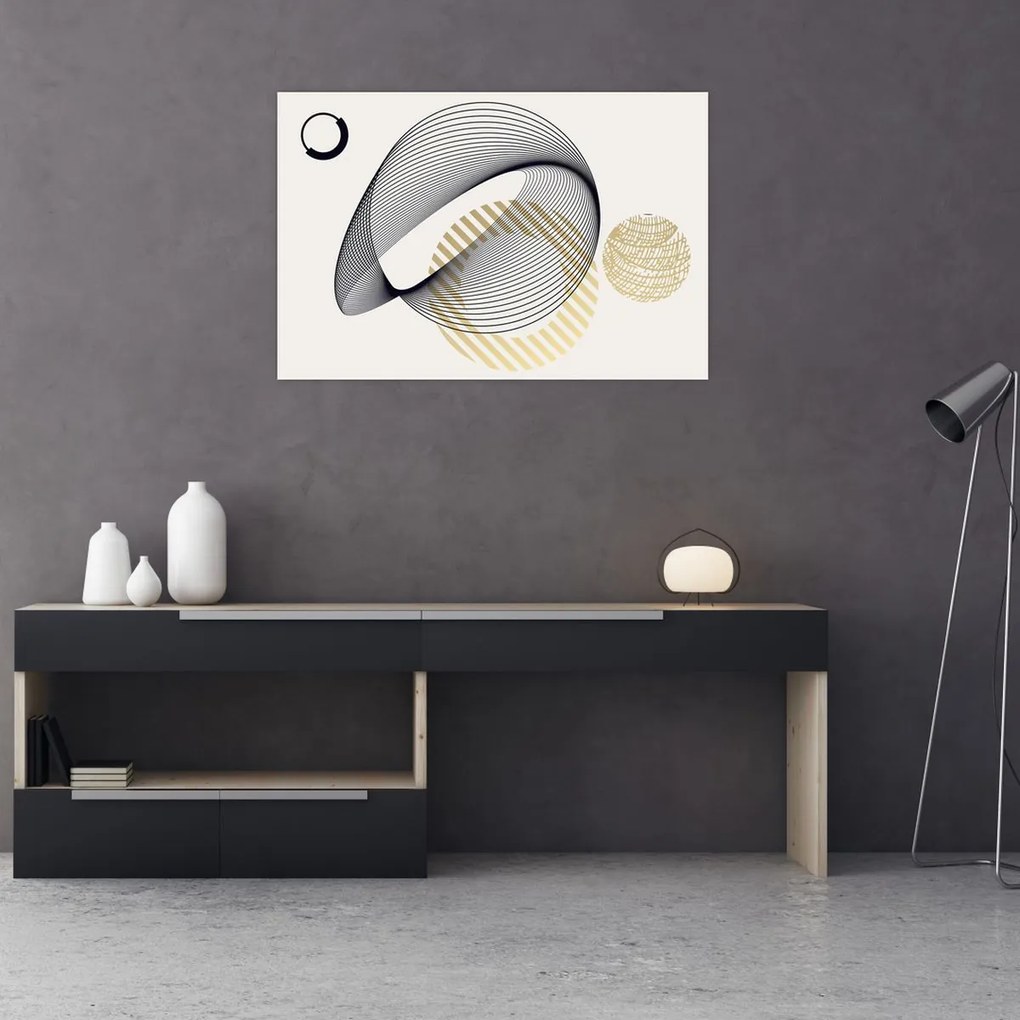 Obraz - Geometrické tvary N⁰3 (90x60 cm)