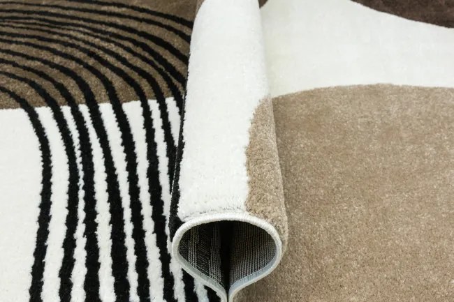 Koberec CLARA 02923A krémový / hnedý