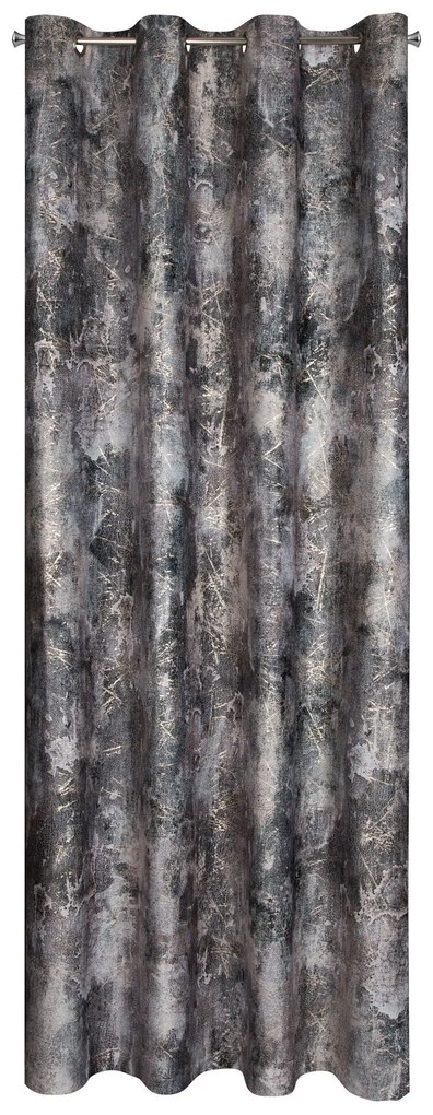 ZATEMŇOVACÍ ZÁVES NA KRÚŽKOCH ESTER 140X250 CM VZOROVANÁ