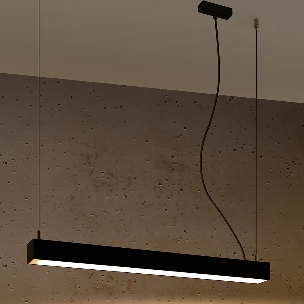 Závesné LED svietidlo Pinne 67, 1x LED 17w, 3000k, b