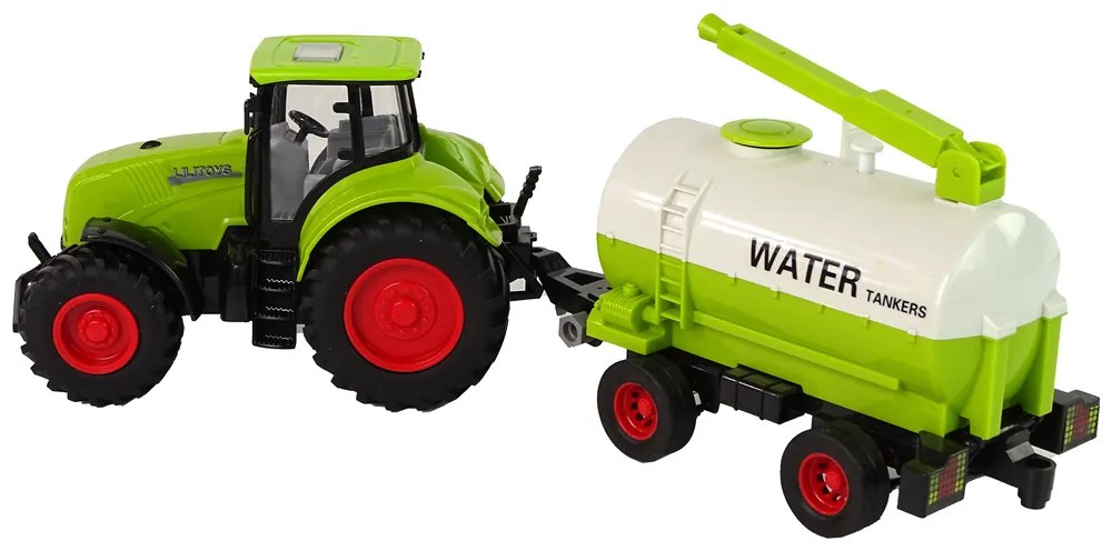 Lean Toys Traktor s cisternou