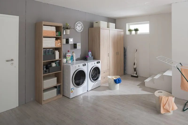 Úzka skriňa so zásuvkami Mega 14, dub sonoma