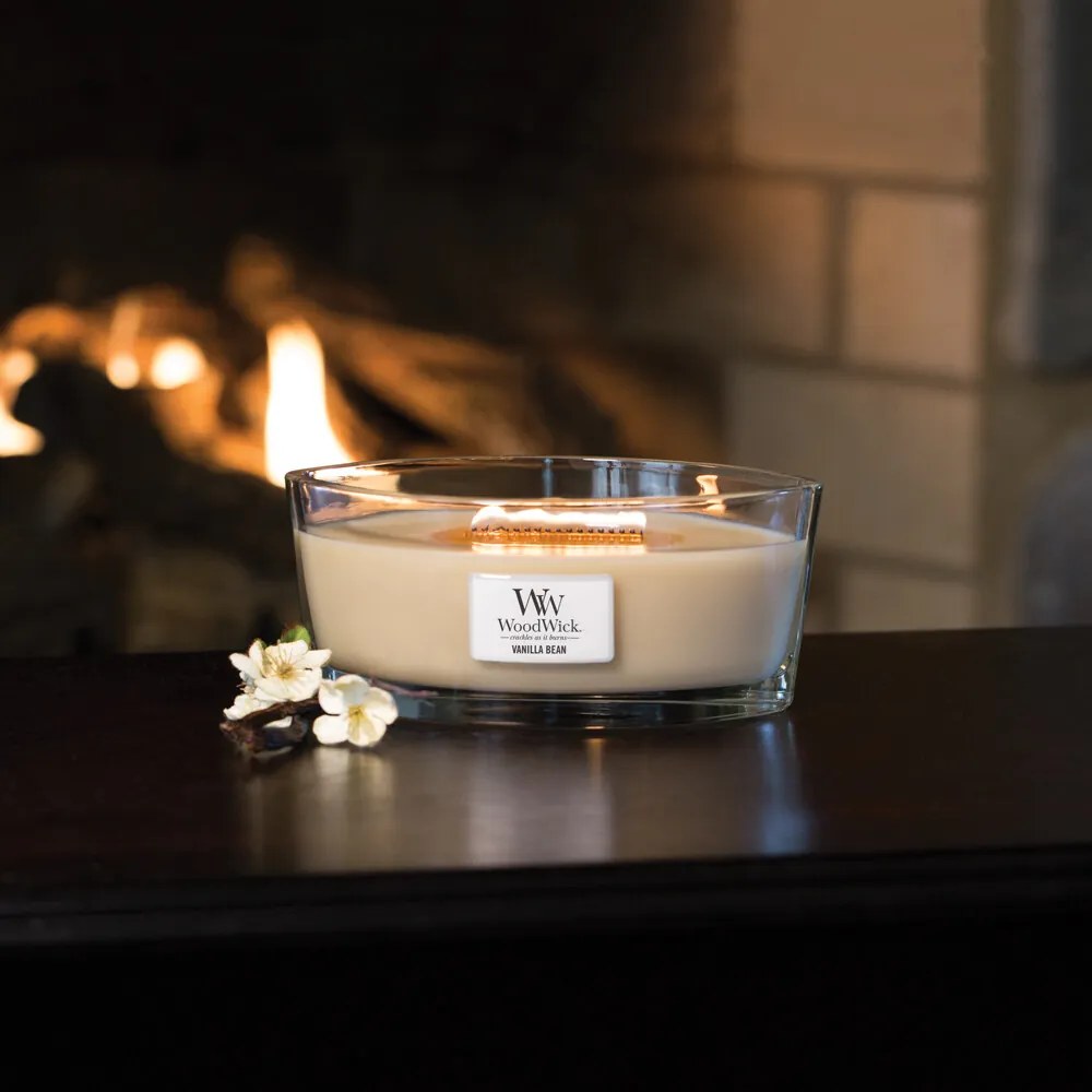 Vonná sviečka WoodWick Vanilla Bean, 453 g