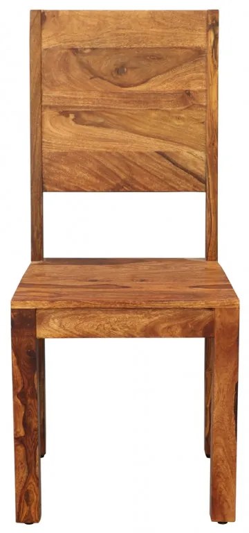 Stolička Gani s plným operadlom z indického masívu palisander Super natural