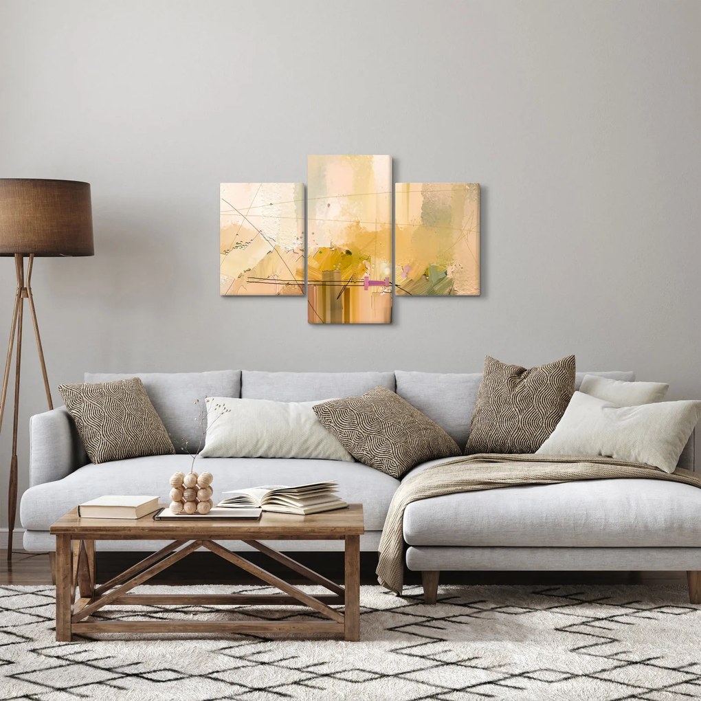 Obraz - Abstrakcia, olejomaľba (90x60 cm)