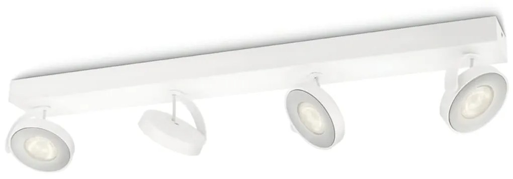 Philips myLiving LED štvorbodové svietidlo "Clockwork", 4x4.5 W, biele 531743116
