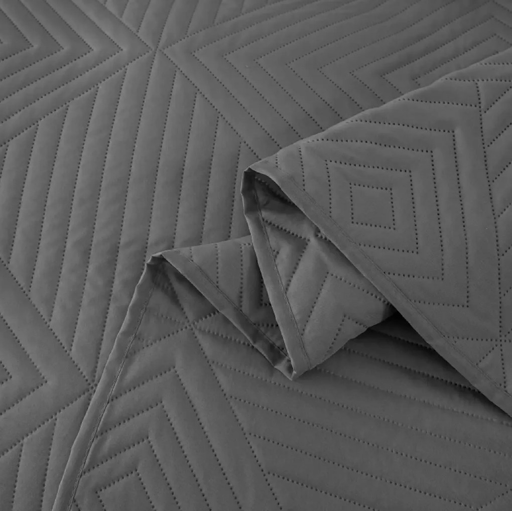 Prehoz na posteľ CALDERA, sivý Rozmer: 200 x 220 cm