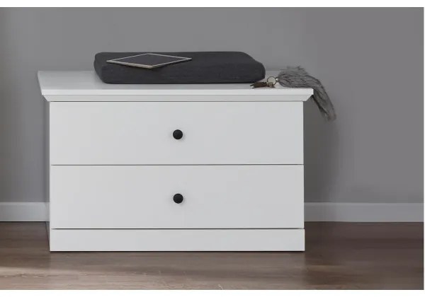 Komoda LIANTE 49x81 cm biela