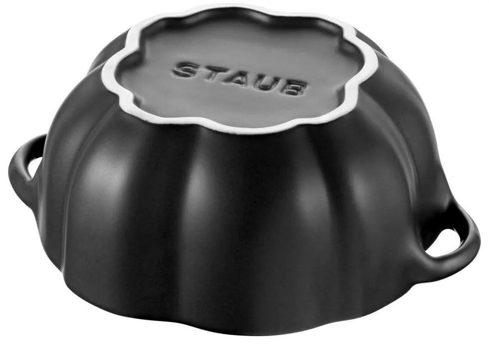 Staub Cocotte keramická zapekacia misa v tvare tekvice 15 cm/0,7 l, čierna, 40508-549