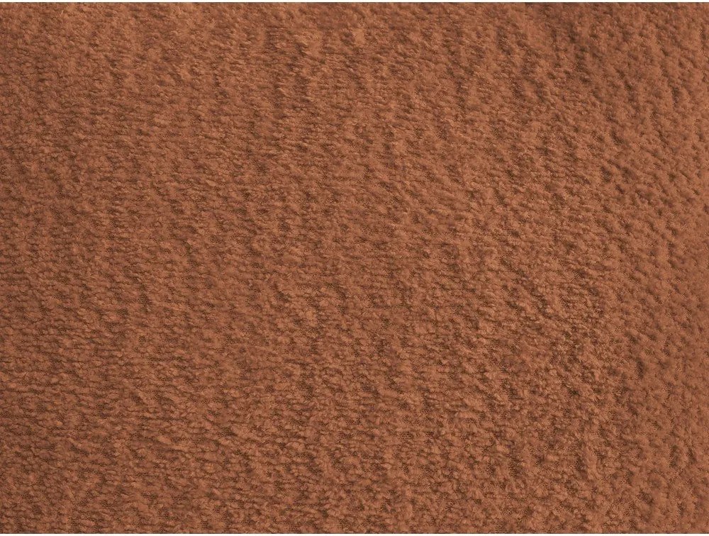 Oranžová podnožka z textílie buklé Montaigne – Bobochic Paris