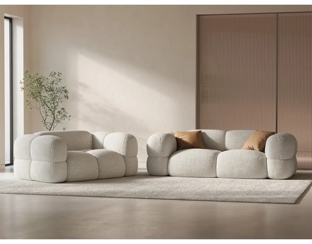 Béžová pohovka 210 cm Loretto – Cosmopolitan Design