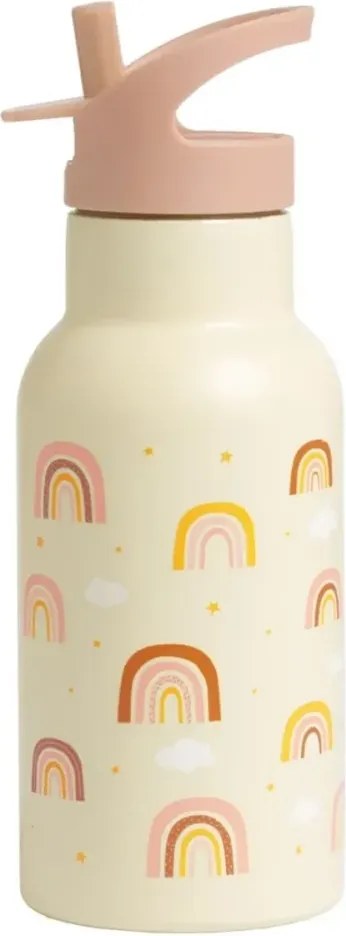 Nerezová fľaša na pitie dúha