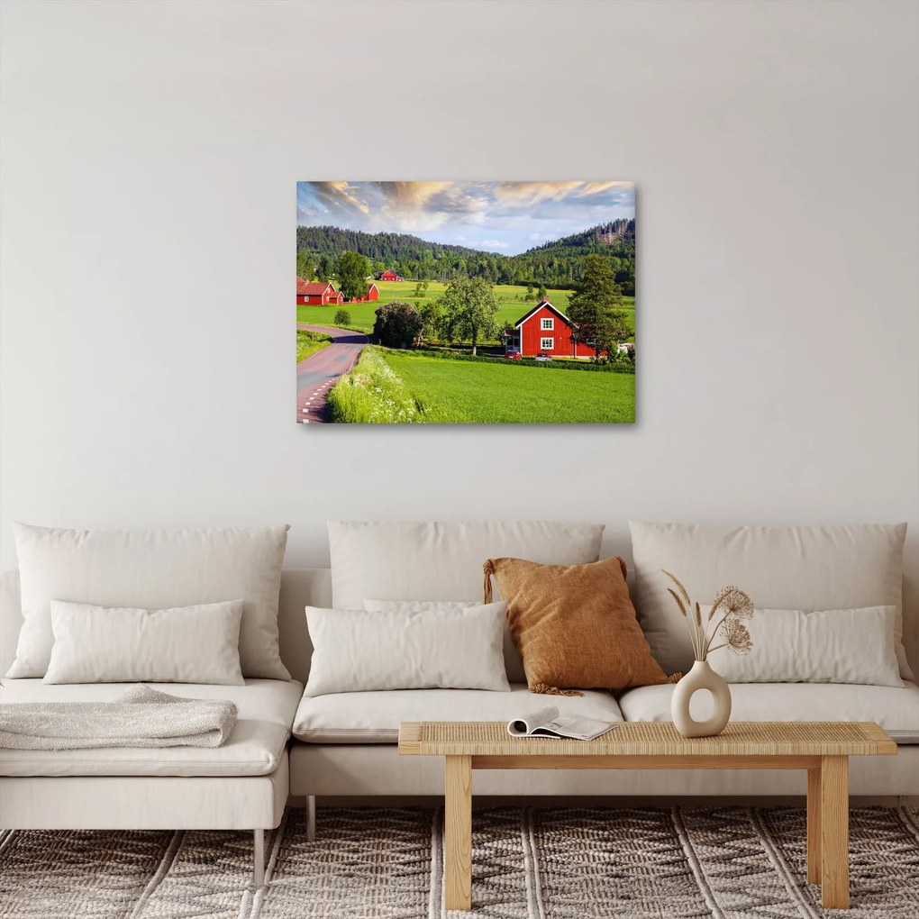 Obraz vidieka (70x50 cm)