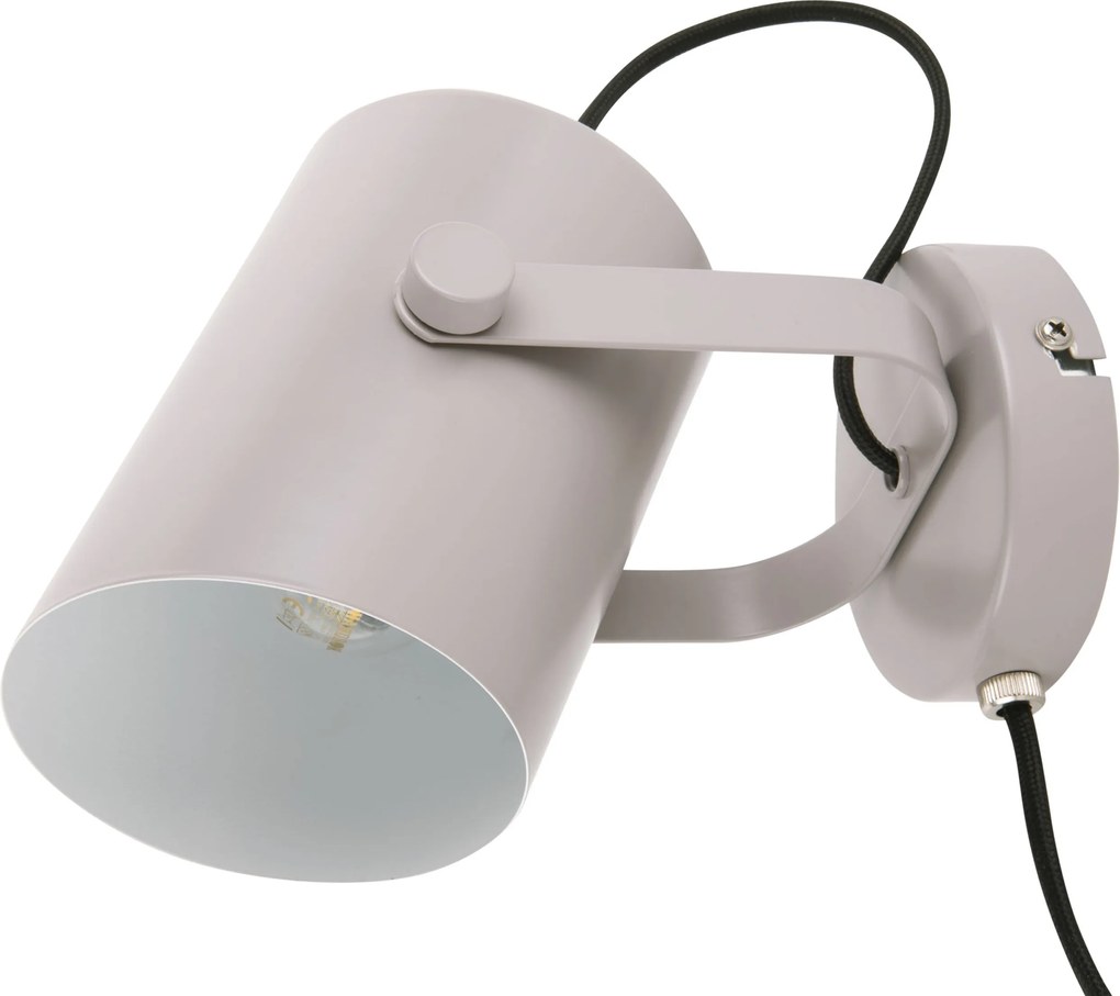 Sada 3 ks Nástenná lampa Snazzy šedá 15 × 10 × 10 cm