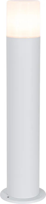 Stojanové vonkajšie svietidlo biele s opálovým tienidlom 50 cm - Odense