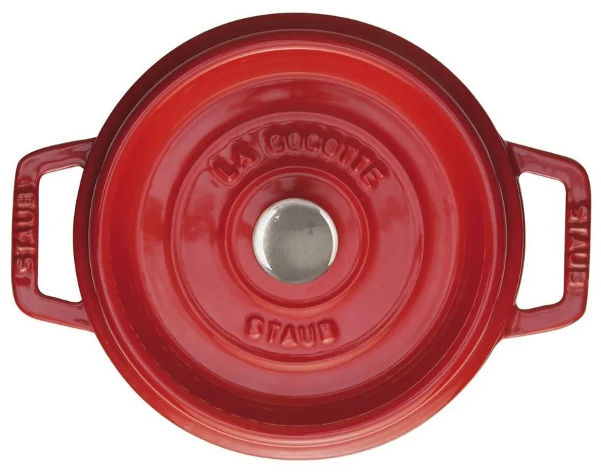 Staub Hrniec STAUB okrúhly 20 cm červený 2,2l