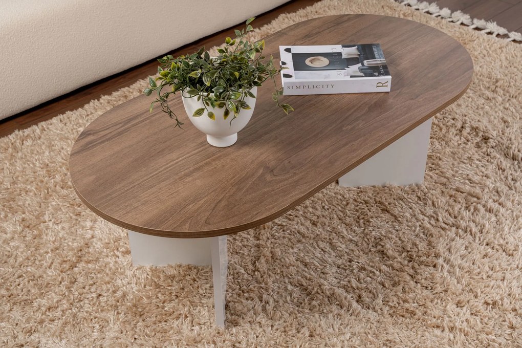 Sable - Walnut, White