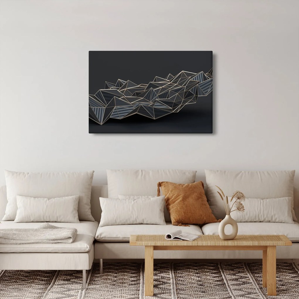 Obraz abstrakcie (90x60 cm)